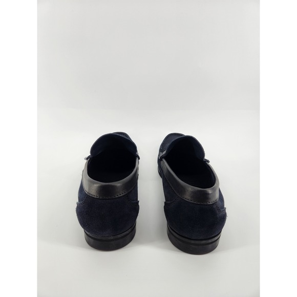 Florsheim Mens Navy Blue Suede Leather Penny Loafers Dress Shoes 11.5 Florsheim Mens Navy Blue Suede Leather Penny Loafers Dress Shoes 11.5